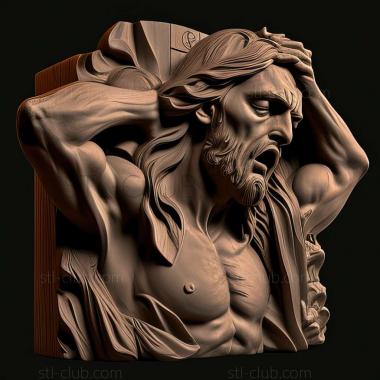 3D model Eugene Delacroix (STL)